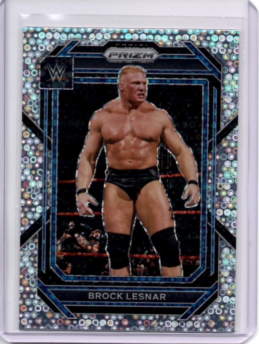 2023 WWE Prizm Undercard Brock Lesnar Disco SP Variation No. 151