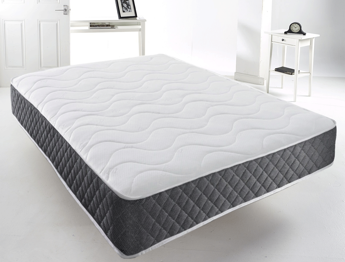 Cool-Blue MEMORY FOAM SPRUNG MATTRESS 3FT 4FT 4FT6 5FT 6FT MATRESS