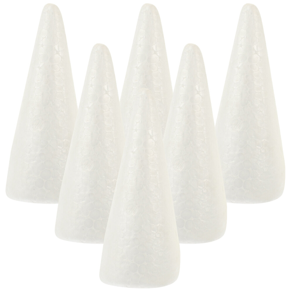 6pcs DIY Xmas Tree Cones Cone DIY Material DIY Craft Cones DIY Kids Toys