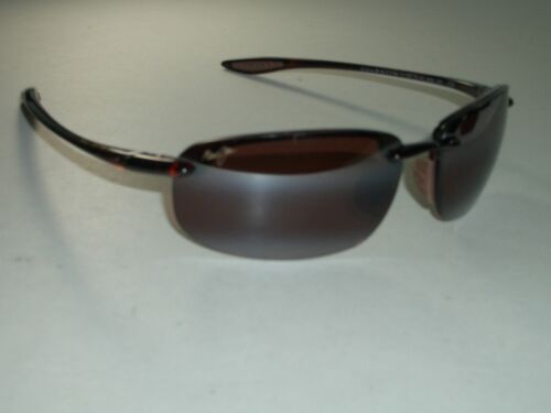 MAUI JIM MJ-407-10 MJ SPORT DOUBLE-GRADIENT FLASH ROSE TONE LENS WRAP SUNGLASSES - Picture 2 of 8