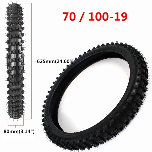 70/100-19 Front Tire For Honda Dirt Bike KX100 CRF150 - Picture 4 of 19