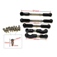 Asta di collegamento con sfere di collegamento per auto radiocomandata 1/10 Sakura D4 D3