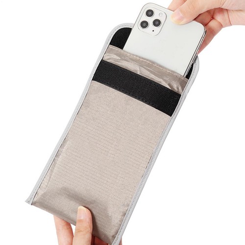 Faraday Bag RFID Signal Blocking Shielding Pouch Cell Phone Wallet Blocker - Photo 4 sur 12