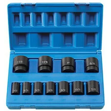 Grey Pneumatic  1311S 1/2" Drive 11 Piece Standard Set-8 Point