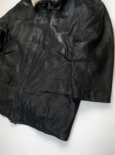 ๐จ Manufacture SERAPHIN FRANCE vintage leather jacket mans XL - Picture 8 of 16