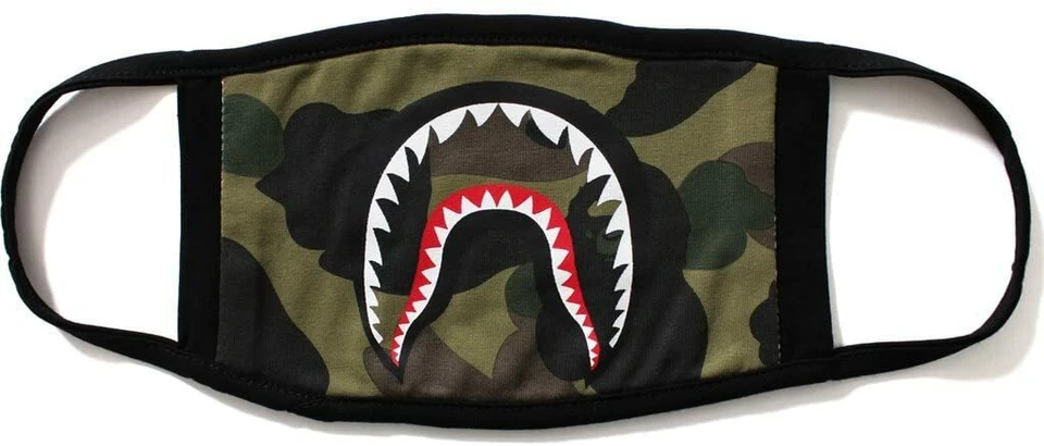BEST QUALITY Bape Mask Shark A Bathing Ape ABC Camo Face Mouth Muffle USA Seller - Image 4 of 4
