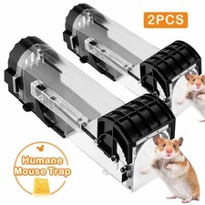 2PCS Humane Mouse Traps Live Catch and Releas Best Selling Mousetrap Hone UK