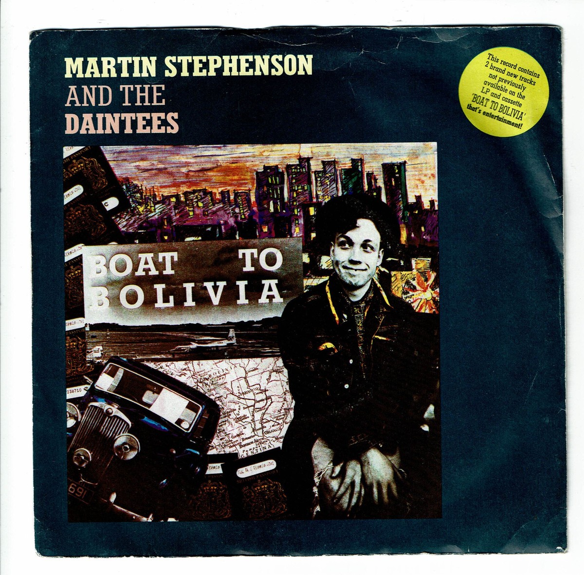 【中古】 Boat to Bolivia MartinStephenson Martin Stephenson and the Daintees Vinyl 45 RPM 7 