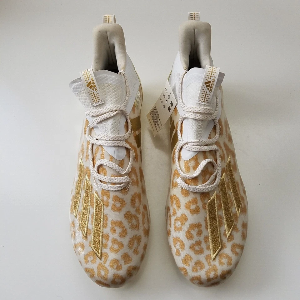 Adidas Adizero X Cleat Anniversary Gold Football Cleats - Men's 13.5 - EH3472 - Image 3 of 4