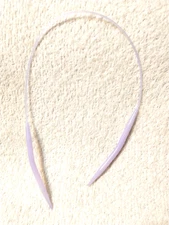 Purple Plastic Knitting Needles- Circular-size 8  or 5 mm - 15.5 " A3-3