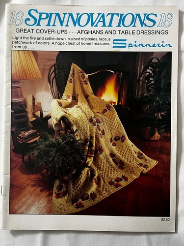 Spinnovations 18 Unique Crochet Patterns Book Afghans Tablecloths Room Divider + - Picture 11 of 12