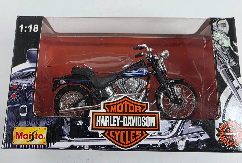 Lote de 6 bicicletas Harley-Davidson vintage escala 1:18 diecast Foto 4 de 4