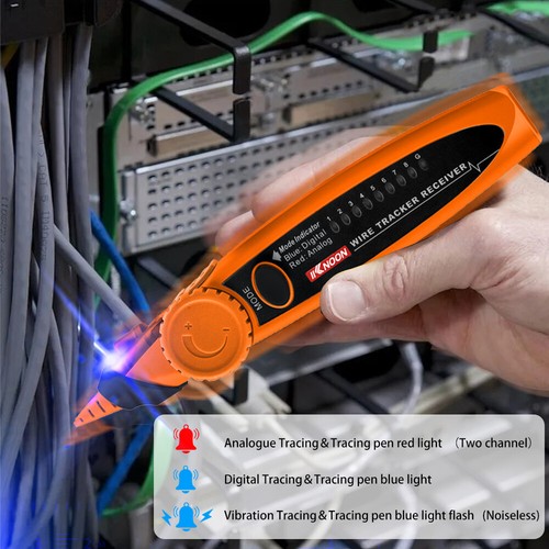 Network Kabeltester Leitungsfinder mit 3-ID-Pairing-Zubehör mit LCD-Display H7E1 - Photo 10/12