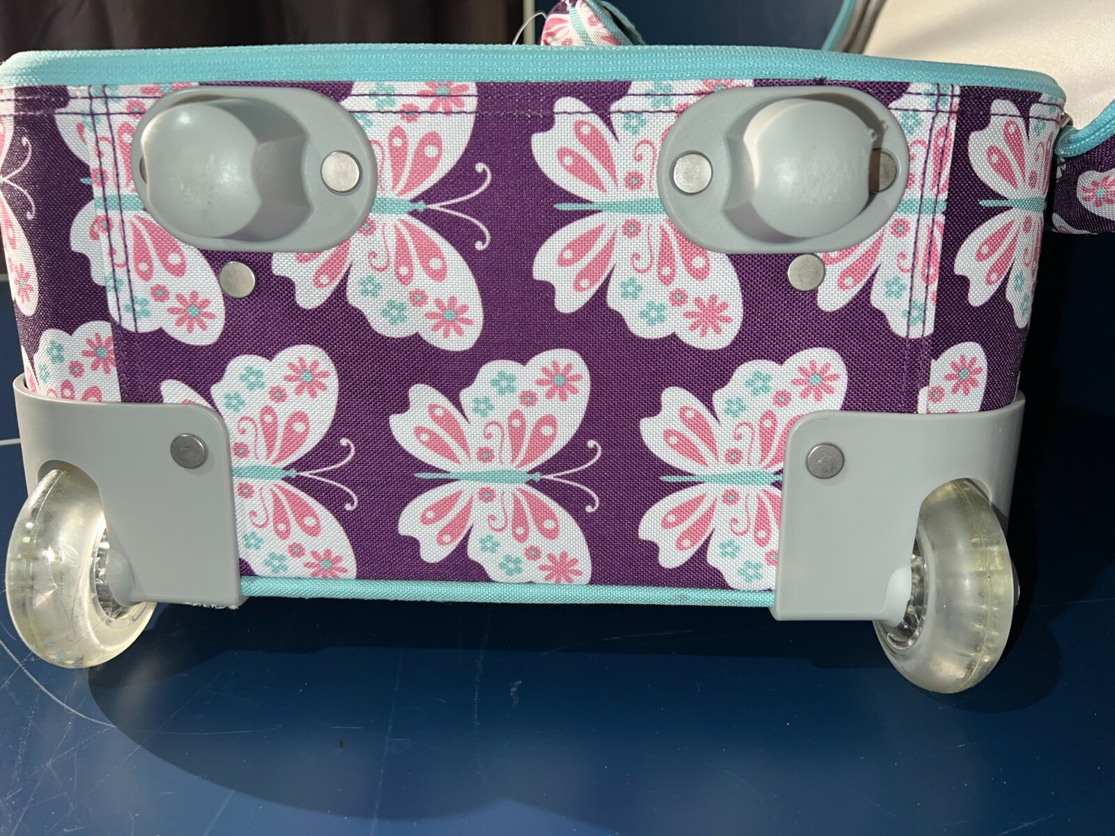 BUTTERFLIES ~ Pottery Barn Kids ~ Wheeled luggage ~ Suitcase ~ PLUS Toiletry Bag