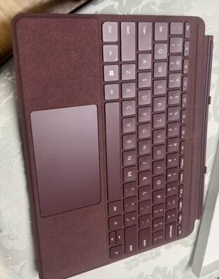 Microsoft Surface Go Signature Alcantara Type Cover, Burgundy KCS
