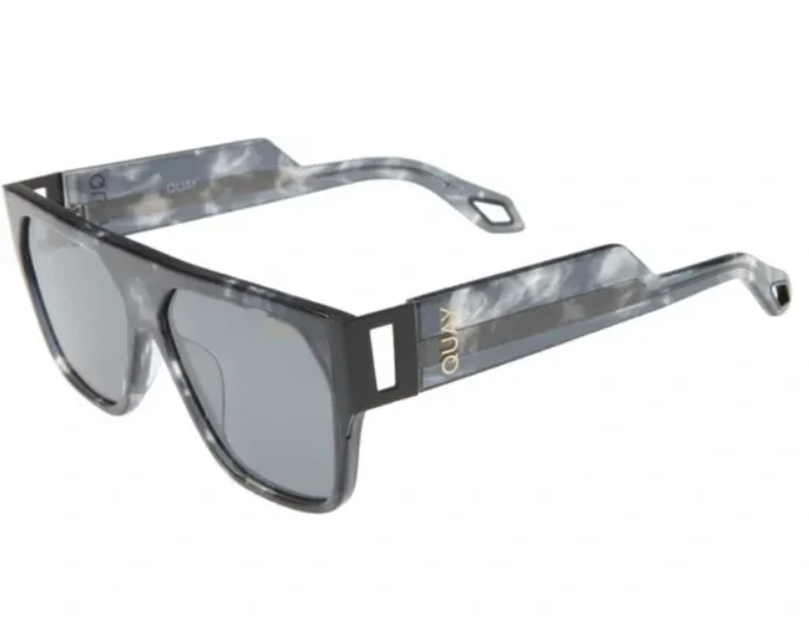 NEW! Quay go off polarized grey sunglasses NEW! Quay go off grey marble polarized sunglasses | eBay main image 2