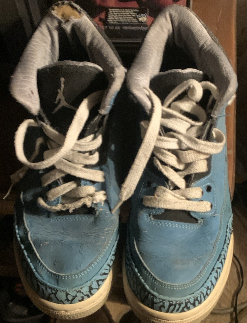Size 6 - Air Jordan 3 Retro Powder Blue for sale online | eBay