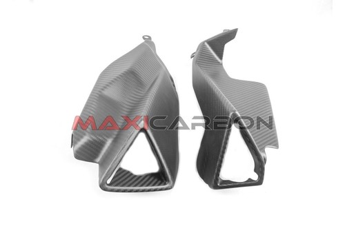 Aprilia Tuono 660 Carbon Terminal Heat Shields / Exhaust Shields Carbon - Picture 2 of 3