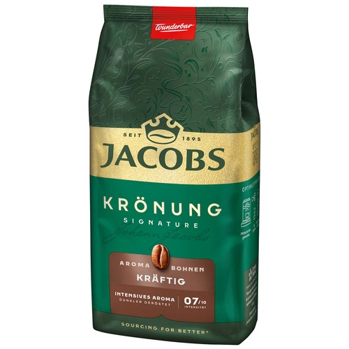 JACOBS Kaffeebohnen Krönung Aroma-Bohne kräftig ganze Kaffee Bohnen 12 x 500g - Bild 4 von 7