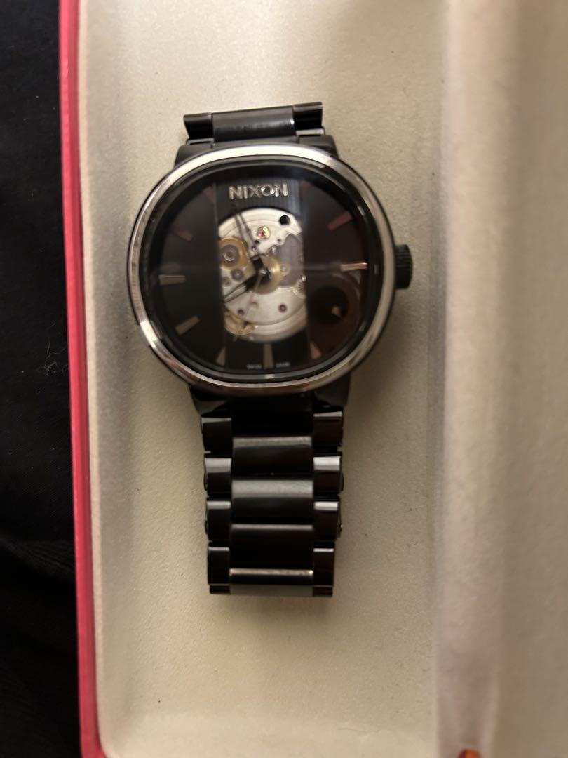 Men's Watch Nixon Capital Automatic Winding Black Color | eBay