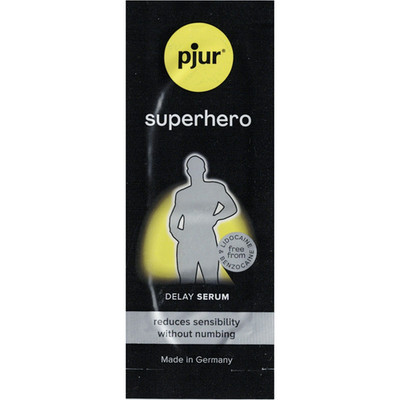 pjur SUPERHERO Delay Serum 1,5ml Verzögerungs Gel für Männer