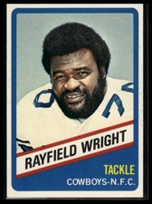 1976 Wonder Bread Rayfield Wright #8 Dallas Cowboys