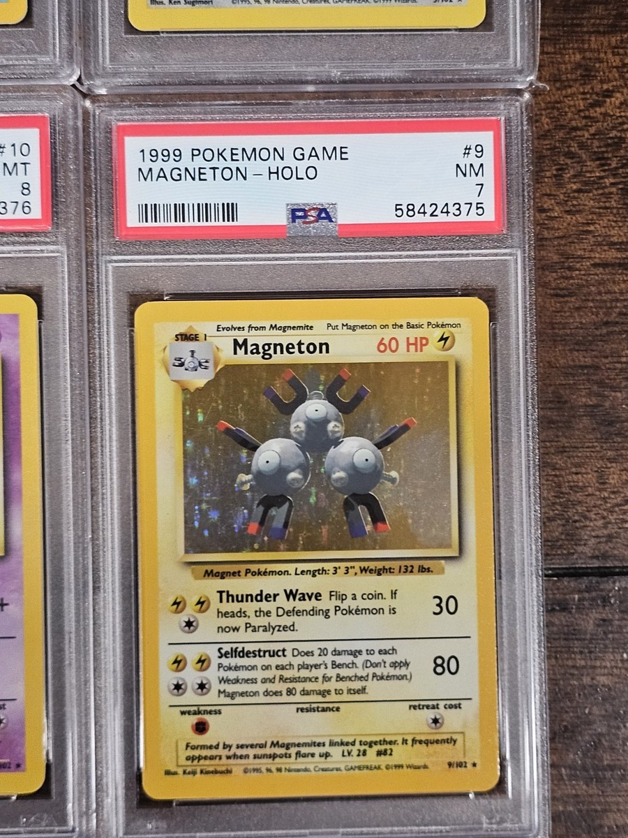 1999 Pokemon PSA GRADED TCG Base Set Unlimited Complete Holo Set