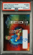 2024 LEAF ELECTRUM ELECTRUM AVENUE AUTOS #EARN1 RAFAEL NADAL 7/8 PSA 9