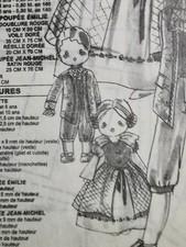 T7 PATRONS POUPEES MODES & TRAVAUX  PRINCE ET PRINCESSE FEVRIER 2005