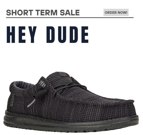 ON SALE 🔥 HEY DUDE Wally Stretch Sox Loafers - Men's Medium Loafers NWB