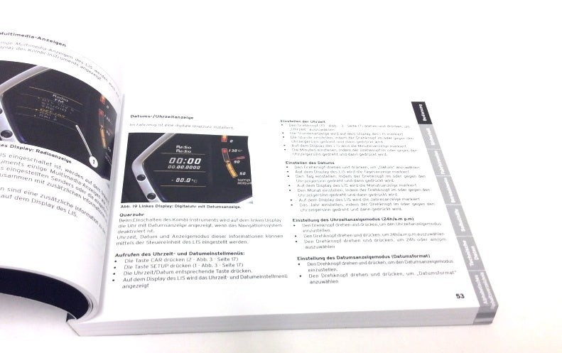 2012 Lamborghini Aventador LP700-4 Owner Manual Handbook German