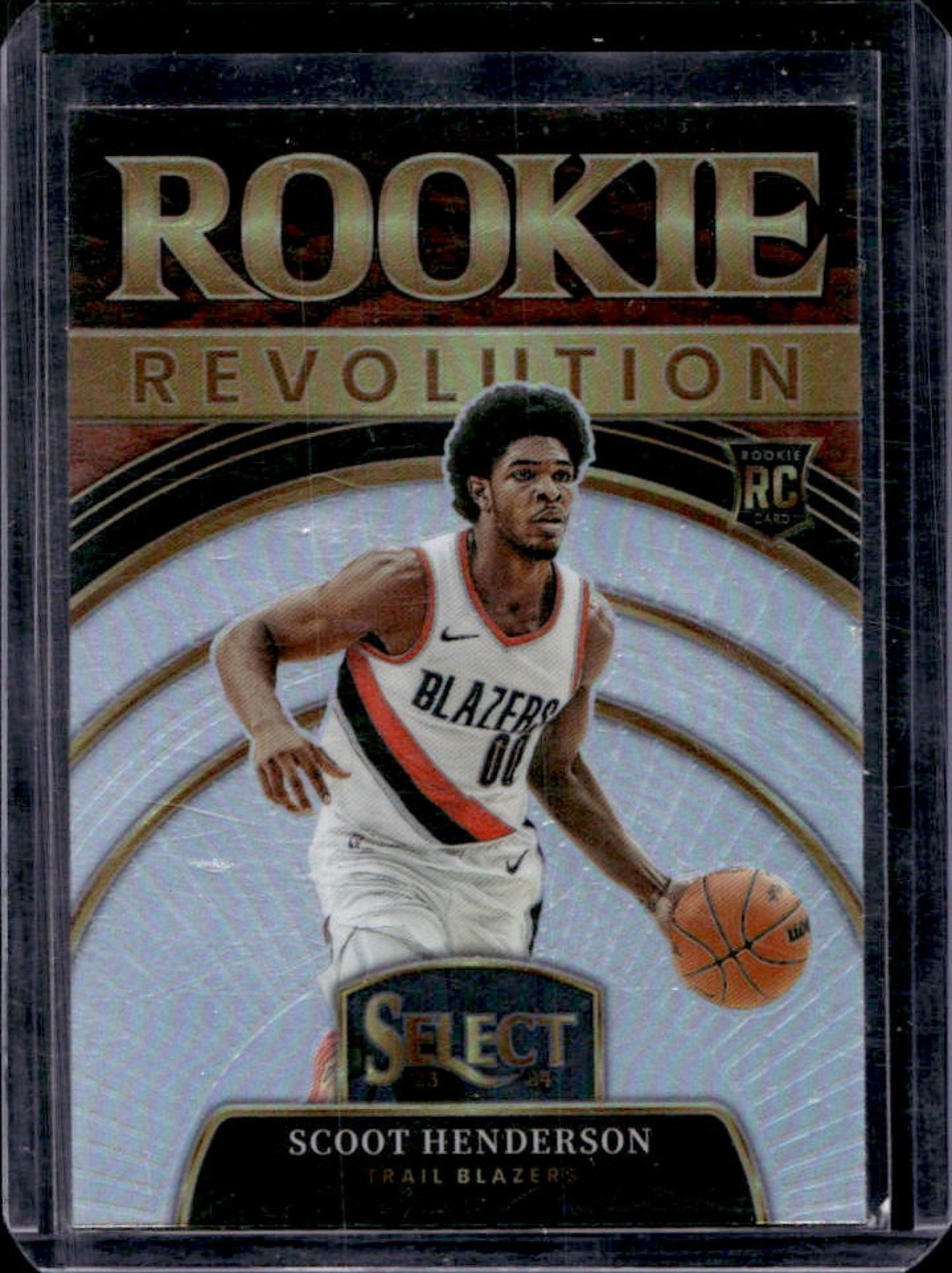 2023-24 Panini Select Scoot Henderson Rookie Revolution RC Silver Prizm #4
