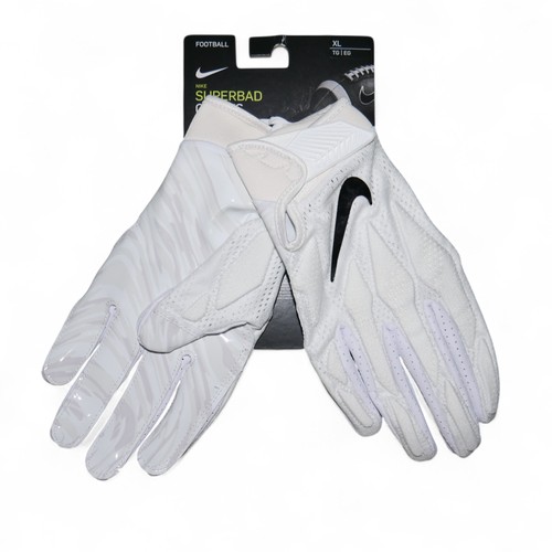 Guantes de fútbol Jordan Superbad adulto talla XL blancos pegajosos con agarre nuevos con etiquetas - Imagen 6 de 7