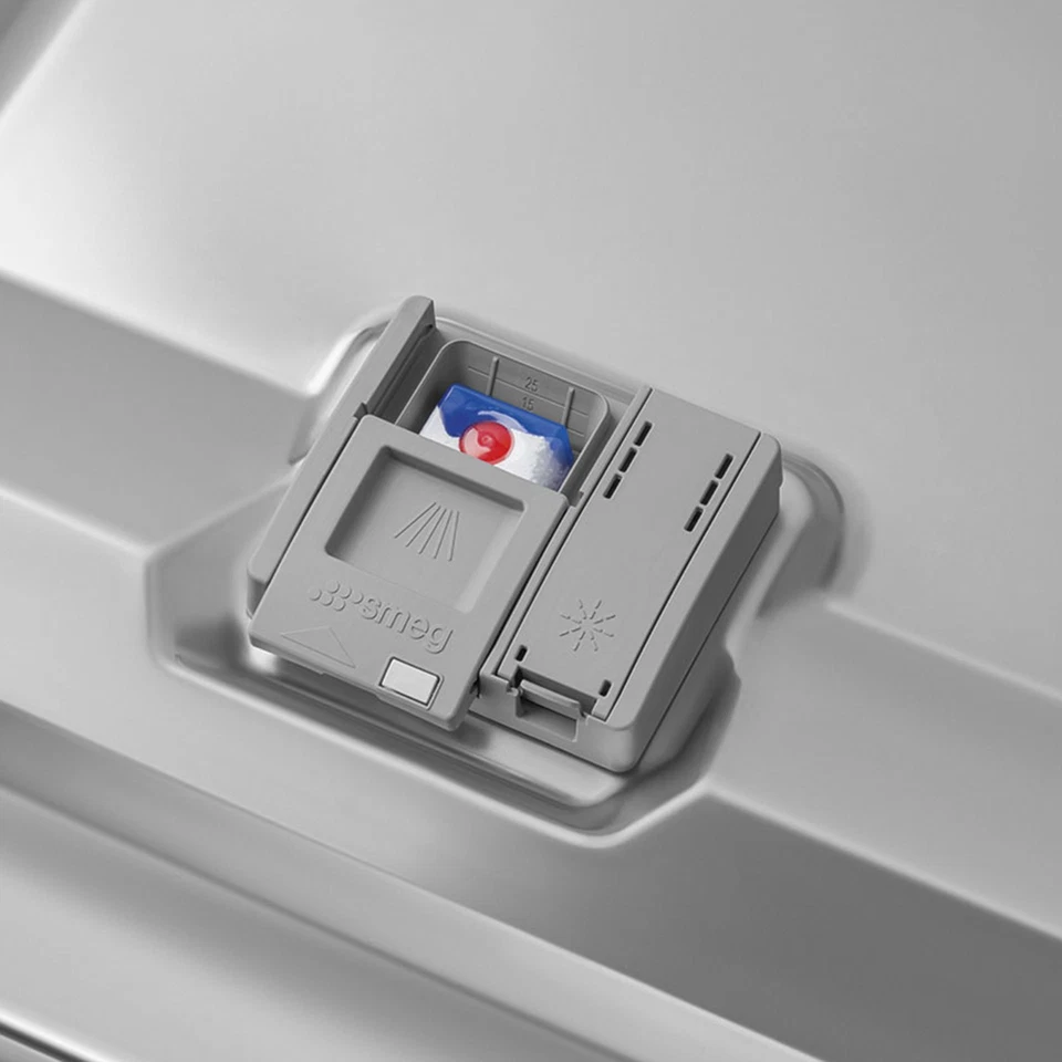 Lave-vaisselle Totalement intégrable Smeg 60 cm STL332CH Gris métal - Photo 4/4