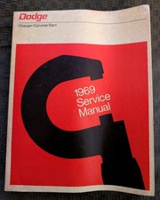 1969 Dodge Service Manual Original OEM Charger R/T Daytona Coronet Super Bee Dar