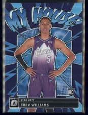 Cody Williams 2024-25 Panini Donruss Optic - My House #4 Purple Prizm (RC)
