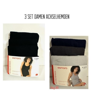 Damen Achselhemden Tanktop Top Unterhemd Unterwäsche Trägerhemd