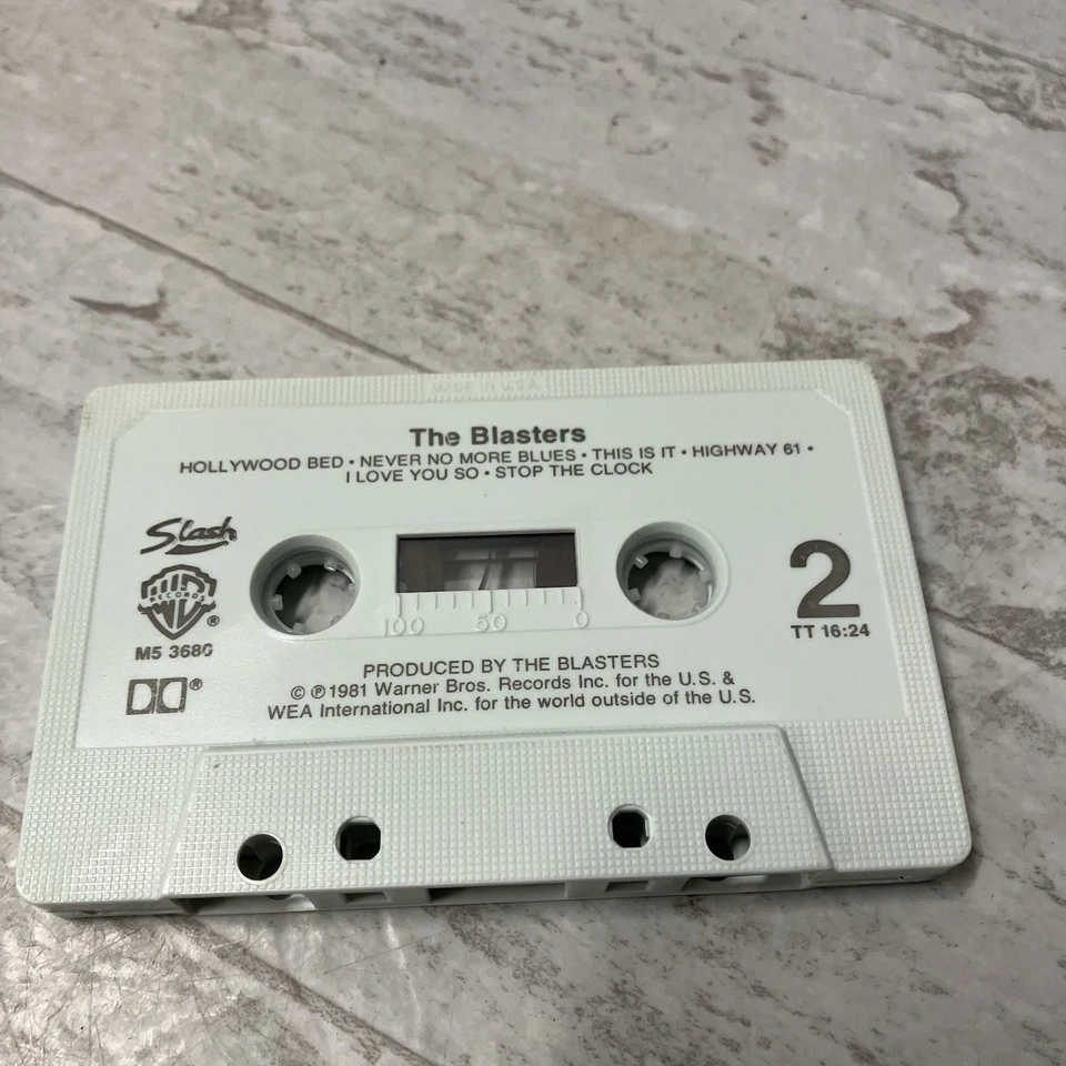 The Blasters Cassette Tape Self Titled 1981 Slash Records LA Punk TESTED WORKS Foto 2 de 3