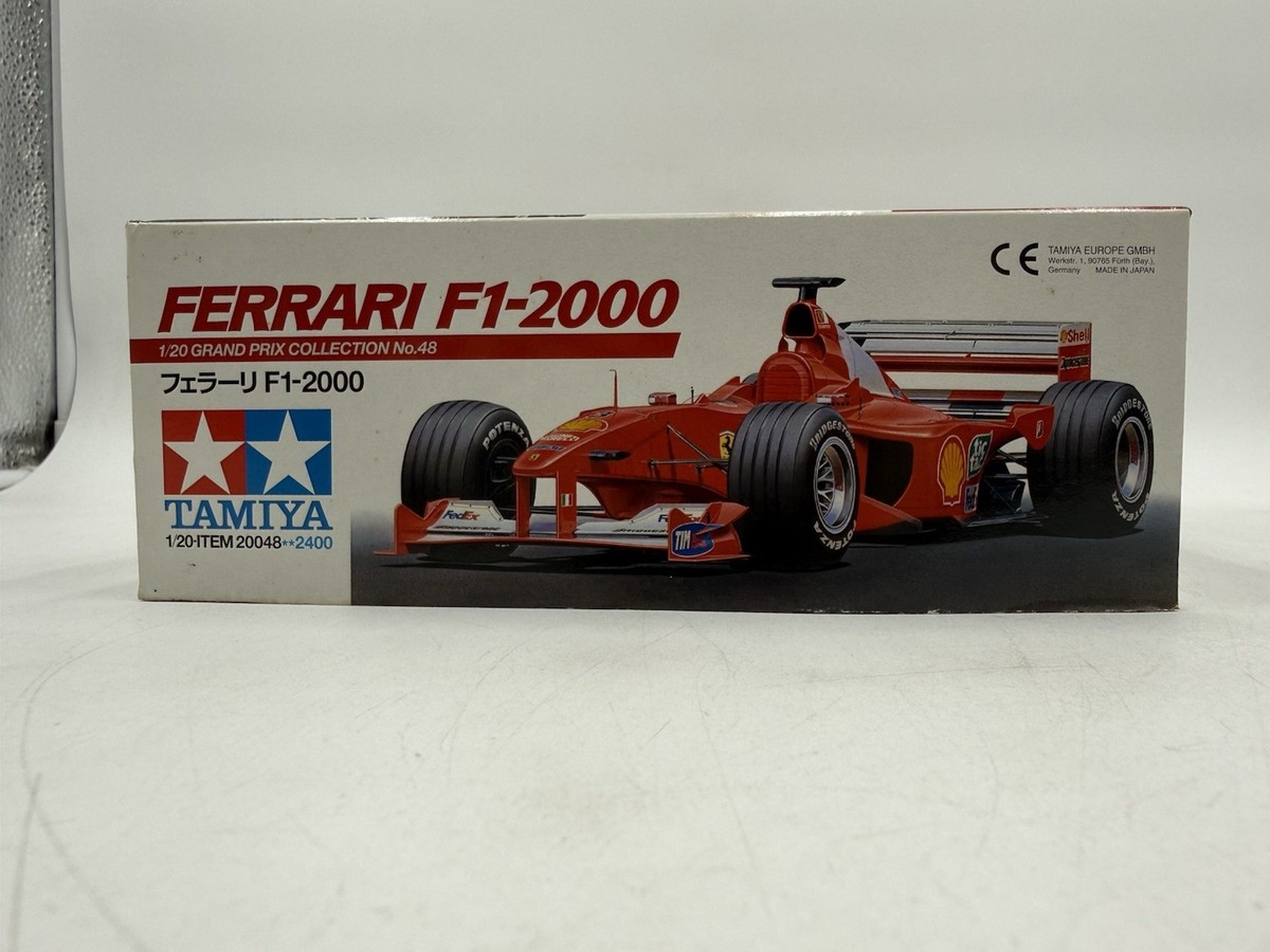 TAMIYA Ferrari F1-2000 1/20 Scale Open Box | eBay