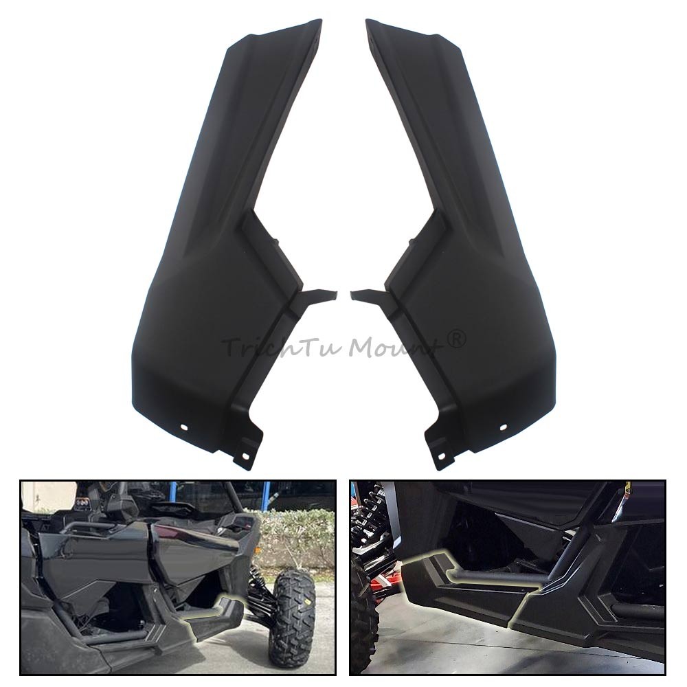 あかページ＊オーダーリース３つ(34〜35cm) 2PCS Black Front Door Lateral Panel For 4 Seaters Can-Am Maverick