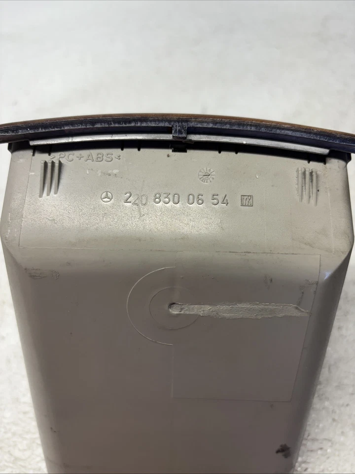 00-06 Mercedes W220 S500 consola central ventilación aire trasera 2208300654 OEM Foto 2 de 4