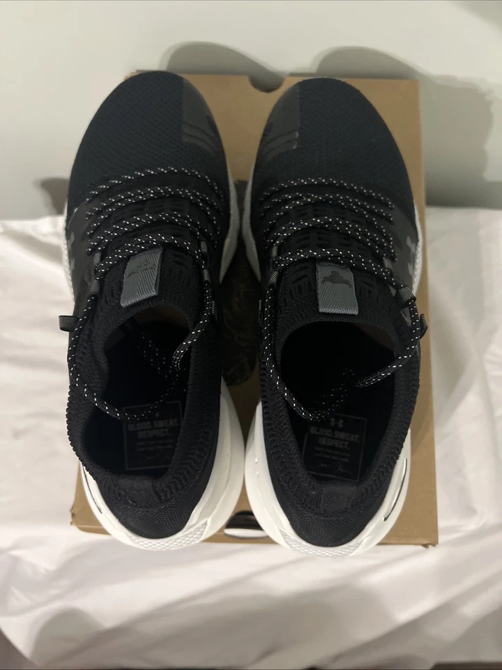 Under Armor UA GS Project Rock 2 zapatos juveniles talla 4Y negros nuevos en caja nuevos en caja hovr Foto 4 de 4