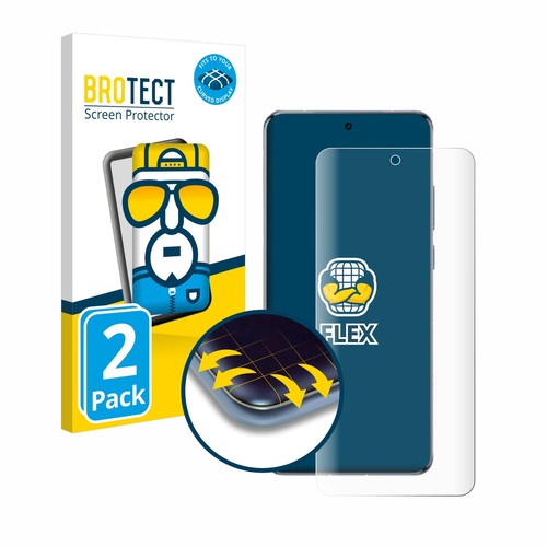 2x Protector Full-Cover for Vivo X200 Pro Curved Screen Edge Protection Film
