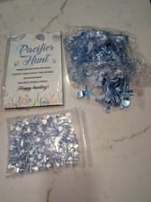 Blue Pacifier Baby Shower Game, Decorations