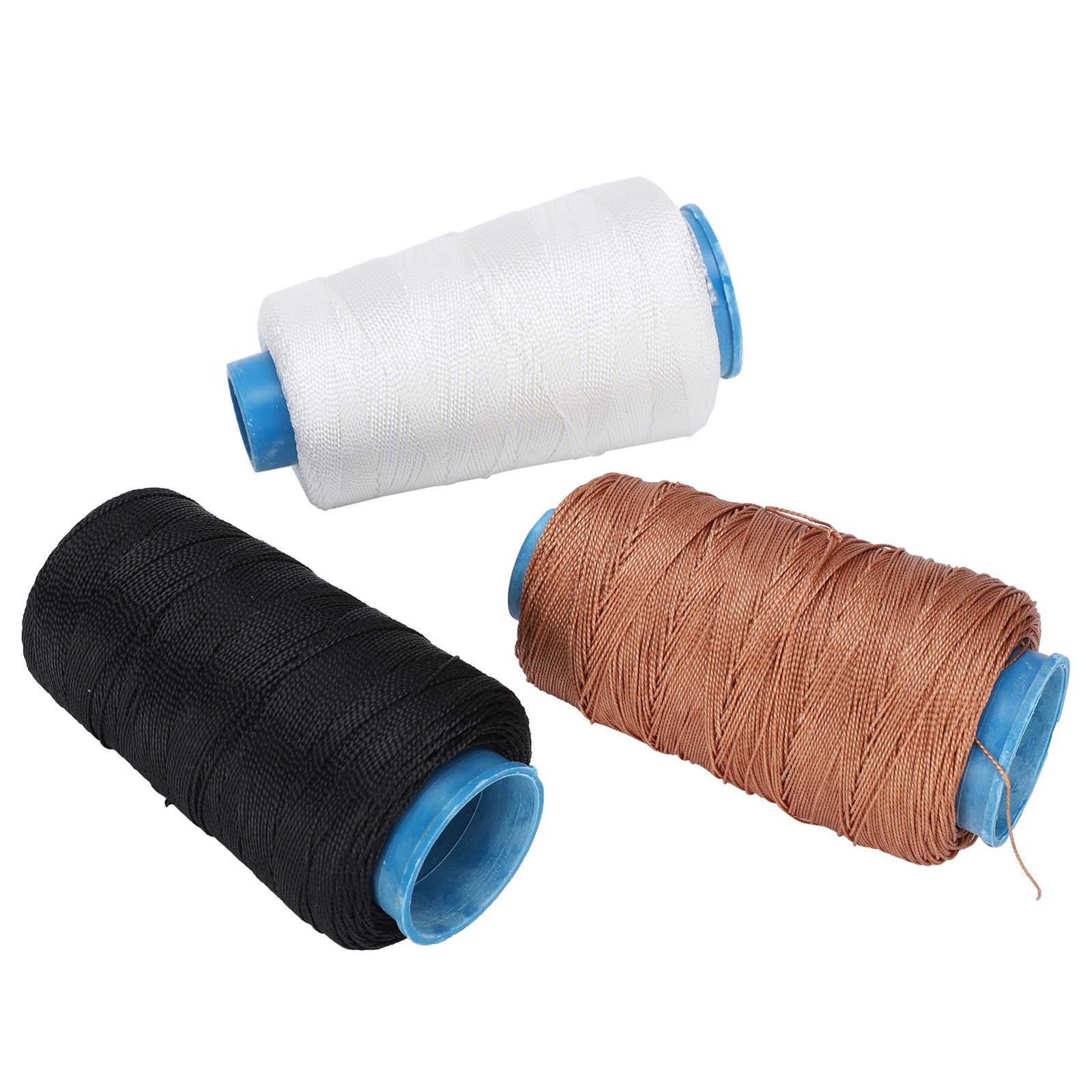 3Pcs Bonded Nylon Thread Kite Rope Sewing Leather Jeans Weaving Hair BL
