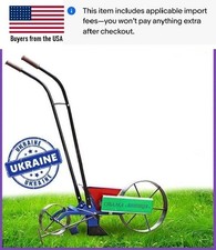 PRECISION SEED DRILL 1-ROW METAL HAND SEEDER DURABLE MACHINE NEW!