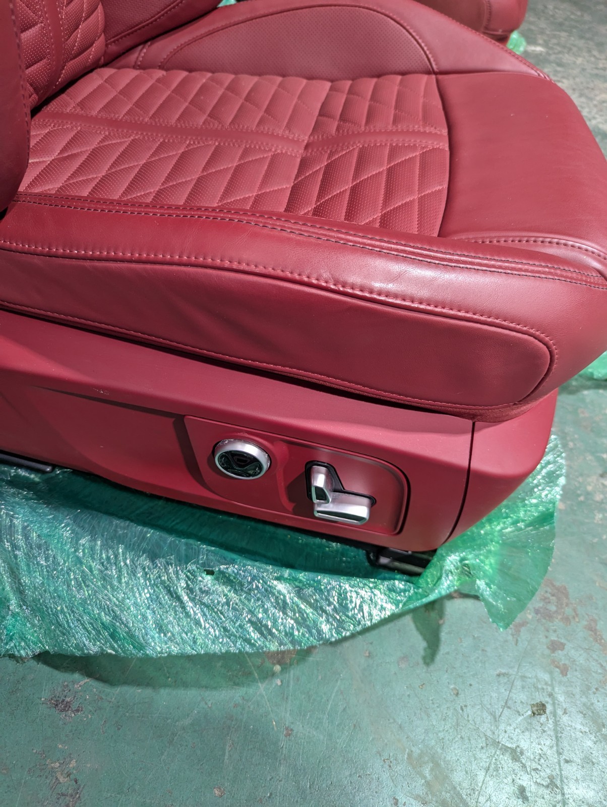 14-23 MASERATI GHIBLI FULL SET SEATS COMPLETE LEATHER OEM RED LINE 