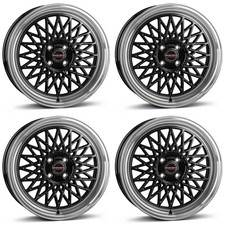 4 Borbet Wheels B 7.0x17 Et25 4x100 Swrp For Vw Corrado Cross Golf Jetta Passat