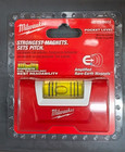 Milwaukee Magnetic Pocket Level SharpSite Vial Tech 48-22-5603 3in 3oz — photo 1