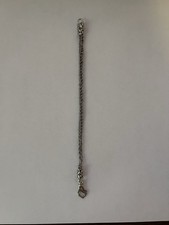 Bracciale Emanuele Bicocchi Argento Sterling Slim Uncinetto Piccolo 8”